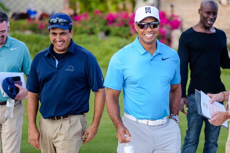 Tiger Woods and Ken Jowdy at Diamante Cabo San Lucas Golf 