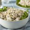 Homemade Healthy Chicken Salad in a Bowl