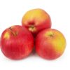 Red apples isolated on a white background