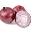 Red Onions  on a white background with soft shadow
