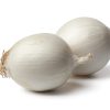 Whole fresh white onions